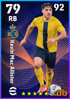 Kevin Mac Allister — RB, OVR 79, MAX 92