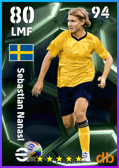 Sebastian Nanasi — LMF, OVR 80, MAX 94