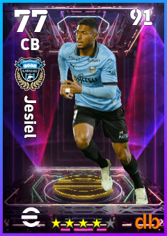 Jesiel — CB, OVR 77, MAX 91