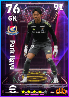 Park Ilgyu — GK, OVR 76, MAX 91
