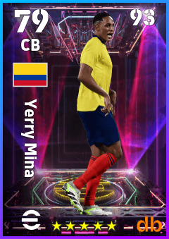 Yerry Mina — CB, OVR 79, MAX 93