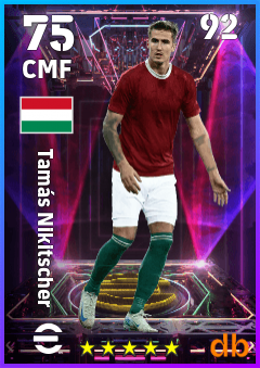 Tamás Nikitscher — CMF, OVR 75, MAX 92