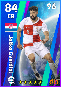 Joško Gvardiol — CB, OVR 84, MAX 96