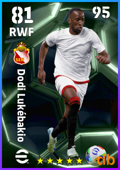 Dodi Lukébakio — RWF, OVR 81, MAX 95
