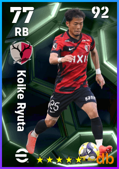 Koike Ryuta eFootball player card