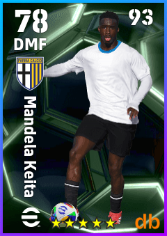 Mandela Keita — DMF, OVR 78, MAX 93