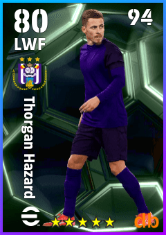 Thorgan Hazard — LWF, OVR 80, MAX 94