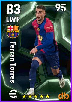 Ferran Torres eFootball player card