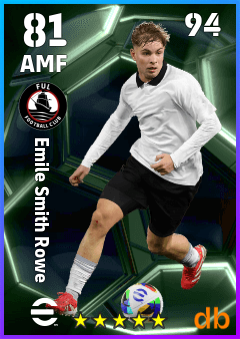 Emile Smith Rowe eFootball player card