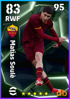 Matìas Soulè — RWF, OVR 83, MAX 95