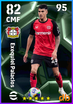 Exequiel Palacios — CMF, OVR 82, MAX 95