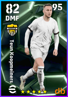 Teun Koopmeiners eFootball player card
