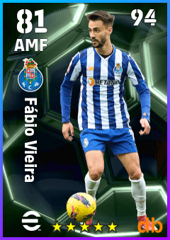 Fábio Vieira — AMF, OVR 81, MAX 94