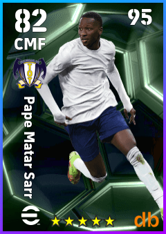 Pape Matar Sarr — CMF, OVR 82, MAX 95