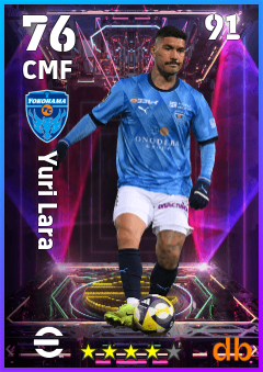Yuri Lara — CMF, OVR 76, MAX 91