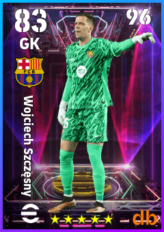 Wojciech Szczęsny — GK, OVR 83, MAX 96