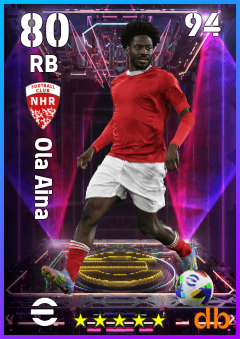 Ola Aina — RB, OVR 80, MAX 94