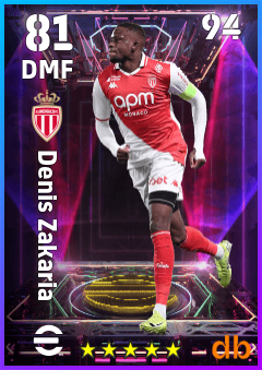 Denis Zakaria — DMF, OVR 81, MAX 94