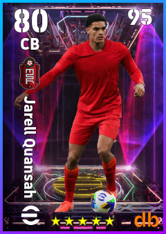Jarell Quansah — CB, OVR 80, MAX 95