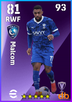 Malcom — RWF, OVR 81, MAX 93