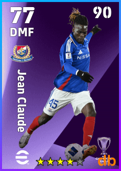 Jean Claude — DMF, OVR 77, MAX 90