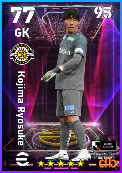 Kojima Ryosuke — GK, OVR 77, MAX 95