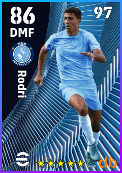 Rodri eFootball player card