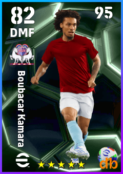 Boubacar Kamara — DMF, OVR 82, MAX 95