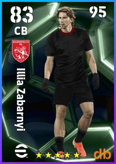 Illia Zabarnyi — CB, OVR 83, MAX 95