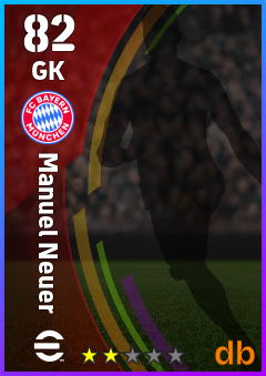 Manuel Neuer — GK, OVR 82, MAX 82