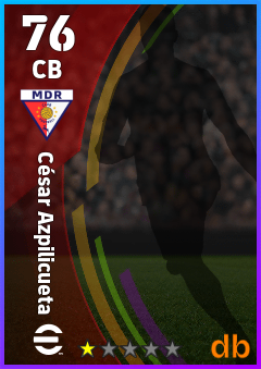 César Azpilicueta — CB, OVR 76, MAX 76