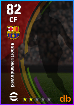 Robert Lewandowski eFootball player card