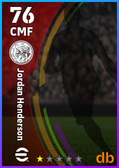 Jordan Henderson — CMF, OVR 76, MAX 76