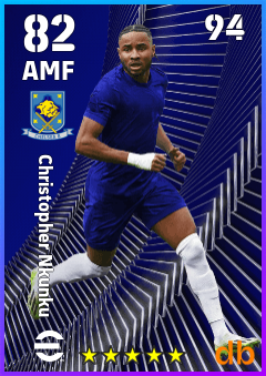 Christopher Nkunku — AMF, OVR 82, MAX 94