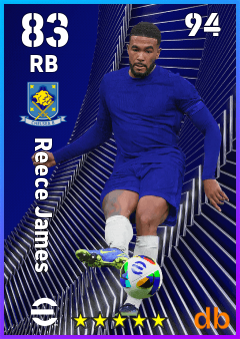 Reece James — RB, OVR 83, MAX 94