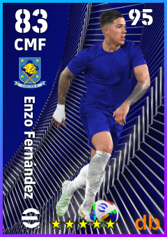 Enzo Fernández — CMF, OVR 83, MAX 95
