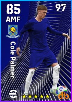 Cole Palmer — AMF, OVR 85, MAX 97