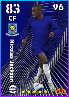 Nicolas Jackson eFootball player card