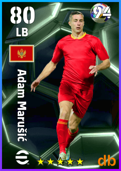 Adam Marušić — LB, OVR 80, MAX 94