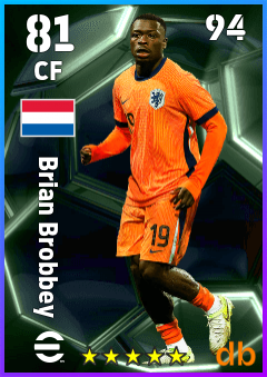 Brian Brobbey — CF, OVR 81, MAX 94