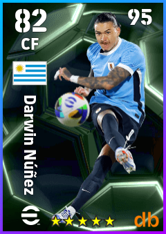 Darwin Núñez eFootball player card