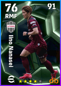 Iino Nanasei — RMF, OVR 76, MAX 91