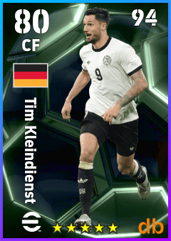 Tim Kleindienst — CF, OVR 80, MAX 94
