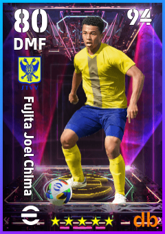 Fujita Joel Chima — DMF, OVR 80, MAX 94