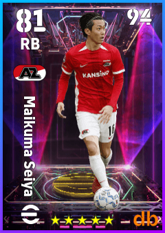 Maikuma Seiya — RB, OVR 81, MAX 94