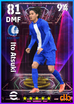 Ito Atsuki — DMF, OVR 81, MAX 94