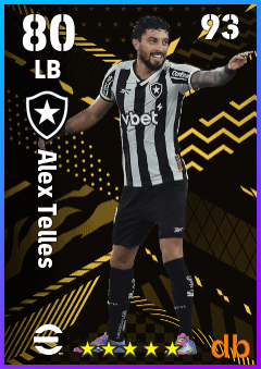 Alex Telles — LB, OVR 80, MAX 93