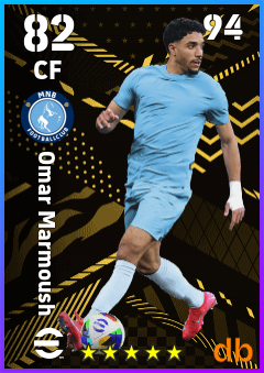 Omar Marmoush — CF, OVR 82, MAX 94