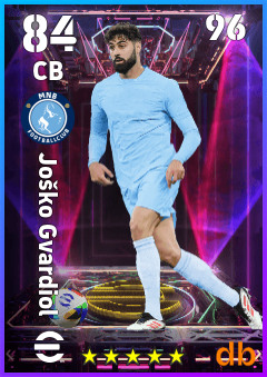 Joško Gvardiol — CB, OVR 84, MAX 96
