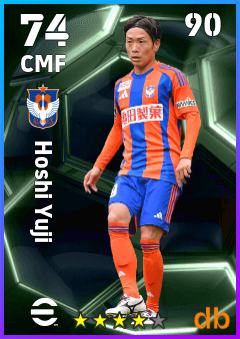Hoshi Yuji — CMF, OVR 74, MAX 90